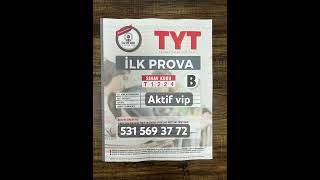 20 EYLÜL 2024 YKS ÖZDEBİR TÜRKİYE GENELİ T1224 TYT İLK PROVA özdebir cevapanahtarı tyt türkiye [upl. by Neimad97]