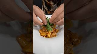 La pasta alla boscaiola con funghi porcini e salsiccia  CHE GODEREEE🤤🤤🤤 pasta food eat [upl. by Kemppe]