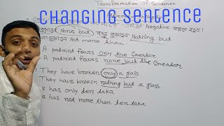 Changing Sentence  Transformation of Sentence  ClassSix Seven JSC SSC  Admission test  P12 [upl. by Aneerhs]