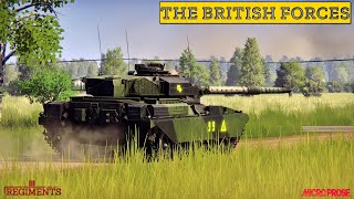 The BRITISH Forces  REGIMENTS Gameplay [upl. by Yedorb423]