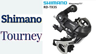 Shimano Tourney RD TX35 56 78Speed Direct Mount MTB Rear Mech Derailleur 1Pc B tension Adjustment [upl. by Joellen]