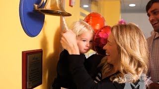 3YearOld Girl Celebrates End of Cancer Treatment by Ringing Hospital Bell [upl. by Muire]