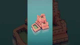 Townscaper  I built a modern city with sewer system cozy gameplay shorts [upl. by Eerhs923]