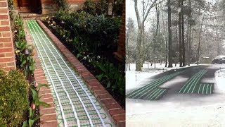 These Mats Literally Melt The Snow On Your Driveway [upl. by Lewls]