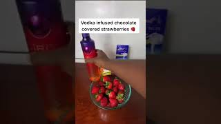 Vodka Infused Covered Strawberries [upl. by Layman]