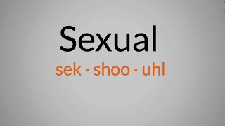 How to pronounce Sexual  Sexual pronunciation  Sexual meaning in Tamil  MrEnglish [upl. by Avera]