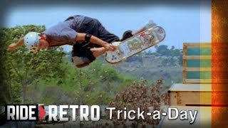 HowTo Skateboarding Backside Airs On Vert with Tony Hawk amp Bucky Lasek [upl. by Neeoma861]