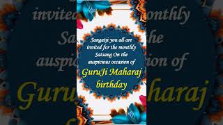 Guru Ji Maharaj birthday satsang on 6th July 2024 Jai Guru Ji Maharaj 🙏 Shukrana Guru Ji Maharaj 🙏 [upl. by Richardson]