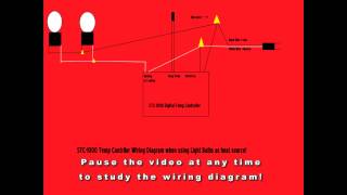 STC1000 Digital Thermostat Wiring Diagram without SSR [upl. by Odrareg918]