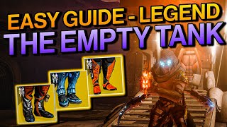 Destiny 2 Platinum EMPTY TANK Legend Lost Sector Guide  Simple amp Easy WITH LIVE COMMENTARY [upl. by Trebliw316]