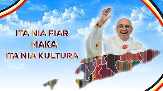 PAPA FRANCISCO HALO DIALOGU RELIGIOZU SIRA IHA KATEDRAL DILI [upl. by Neelat127]