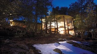 Pearlman Mountain Cabin by John Lautner Overview and Walkthrough [upl. by Weissmann]