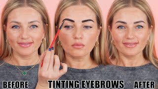 Tinting Eyebrows At Home Using Refectocil Tint Easy Step By Step Tutorial [upl. by Hayn]