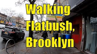 ⁴ᴷ⁶⁰ Walking Flatbush Brooklyn NYC  Avenue H Brooklyn College Flatbush Avenue to Church Avenue [upl. by Annayi]