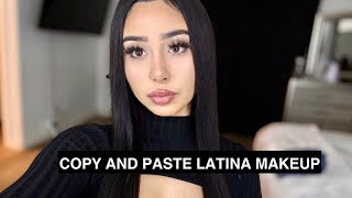 Copy and Paste latina makeup look [upl. by Arised921]