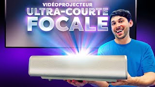 VIDÉOPROJECTEUR Ultra Courte Focale  Adieu la TV pour se faire un Home Cinema [upl. by Anirtap]