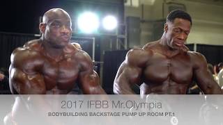 2017 IFBB MrOlympia Bodybuilding Backstage Video Pt1 [upl. by Brooks893]