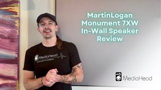 MartinLogan Monument 7XW InWall Speaker Review [upl. by Rimma]