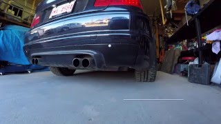 E46 BMW M3 STOCK EXHAUST VS STATUS GRUPPE SCORZA [upl. by Cigam]