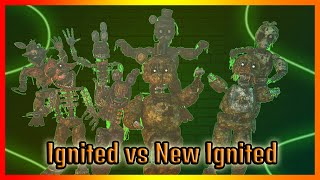 SFM FNAF Ignited vs New Ignited [upl. by Gibbon]