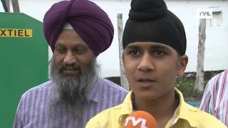 Sikh met tulband zet hoofddoekenverbod op de helling [upl. by Anuahsat]