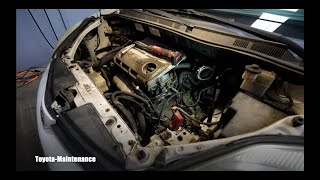 2004 Toyota Sienna 3MZFE Starter Replacement [upl. by Nnazil]