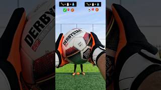 Catching the ball with goalkeeper gloves football shorts ball challenge soccer team [upl. by Aneehsram]