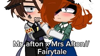 Mr afton X Mrs Afton Afton Family Fairytale meme Description [upl. by Narmis]