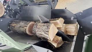 wood log splitter firewood splitter wood processing machine [upl. by Sarson]