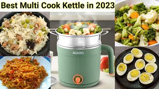 Best Multi Purpose Electric Kettle for Hostel Students How to use Agaro Multi Cook Kettle in Hindi [upl. by Horsey]