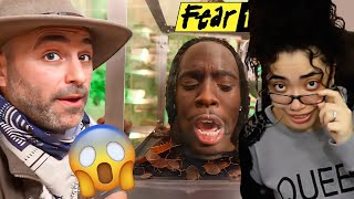 Kai Cenat Plays Fear Factor With Coyote Peterson REACTION [upl. by Animas]