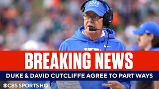 BREAKING Duke amp David Cutcliffe Agree to Mutual Separation  CBS Sports HQ [upl. by Itirp]