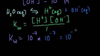 Introduction to pH pOH and pKw [upl. by Hamlin]