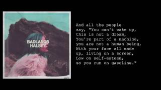 Gasoline by Halsey Clean lyrics [upl. by Steffen]