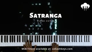 Satranga  Piano Cover  Arijit Singh  Aakash Desai [upl. by Anihs]