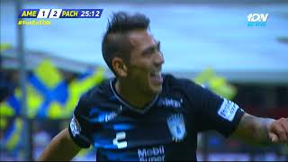 Gol de L Ulloa  América 1  2 Pachuca  Copa MX  Clausura 2019  Octavos de Final [upl. by Fredkin]