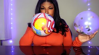 ASMR Blowing Up Balloons Confetti Balloons with Bloopers at the End [upl. by Fessuoy]