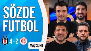 Beşiktaş 4  2 Antalyaspor Maç Sonu  Bışar Özbey Can Arat Oktay Derelioğlu ve Nihat Doğan [upl. by Gregorio]