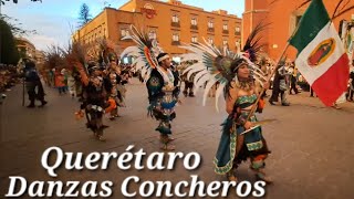 Danzas Concheros Fiesta de La Cruz Querétaro México 2024 [upl. by Eilema366]