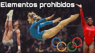 Elementos prohibidos de gimnasia incluso en paris 2024 juegos olimpicos [upl. by Patman]