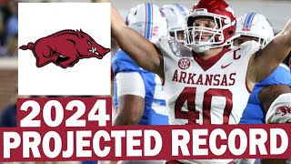 Arkansas 2024 Projected Record [upl. by Jard]