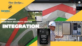 FIBER SENSYS INTEGRATION WITH GENETEC SECURITY SYSTEM PerimeterIntrusionDetection genetec fence [upl. by Ahsinyt]