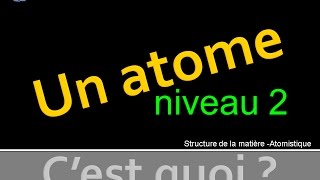 Cest quoi un atome  Atomistique Complément de Niveau 2 de la Science des Matériaux [upl. by Ahsiel]