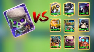 Clash Royale Skeleton Evolution Vs Power Card clashroyale [upl. by Henrik]