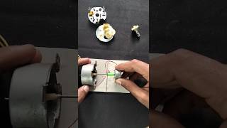 how to make mini powerful genretor dcmotor diy experiment dc12volt machine rcdriver shorts [upl. by Yonina]