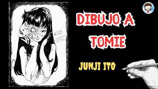 Dibujo a TOMIE  Junji Ito  Estilo manga  Especial de Halloween 2024  👻 [upl. by Natassia]