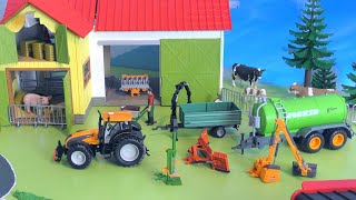 Trecker Güllewagen amp Traktor  Bauernhof Fahrzeuge  Bauernhof Kinder Farm Vehicles for Kids [upl. by Collete]