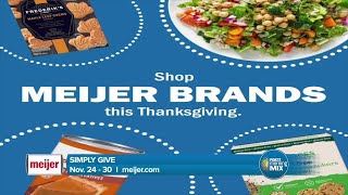 Shop for Meijer brands for Thanksgiving dinner help feed a family in need  Sponsored [upl. by Staal]