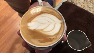 How To Make Latte Art With Almond Milk [upl. by Cohn794]