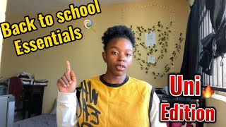 BACK TO SCHOOL ESSENTIALS Uni Edition backtoschool backtoschoolessentials [upl. by Rosalee723]